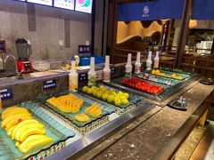 自助取餐区-韩京炭火烤肉自助料理(柯桥万达店)