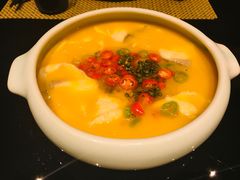 酸汤龙利鱼-青岛富力艾美酒店-乐美中餐厅创意胶东菜