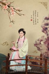 -后宫·古装汉服京剧儿童亲子全家福摄影