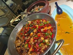 酱爆石锅蛙-绿茶餐厅(光明N次方公园店)
