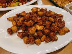 黑蒜子牛肉粒-陈傻子餐厅(世纪都会店)
