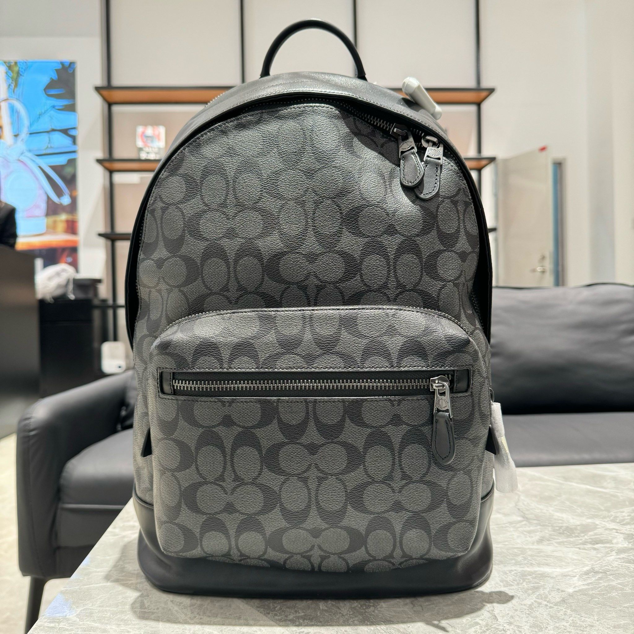 coach男士双肩包