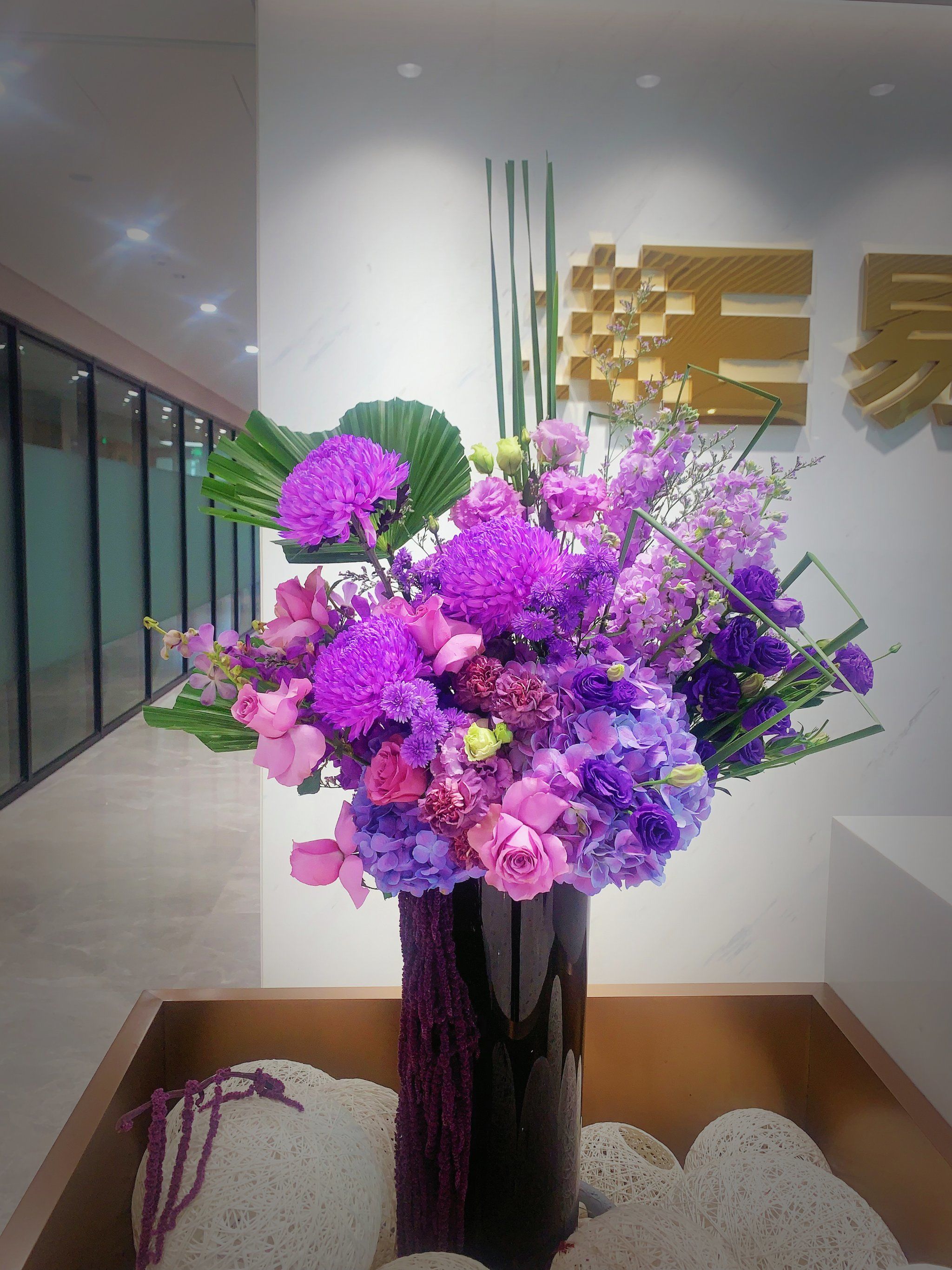 又做了一期 紫色系插花?