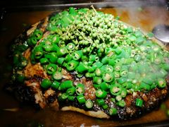 鲜青椒烤清江鱼-探鱼·鲜青椒爽麻烤鱼(广州花都来又来店)