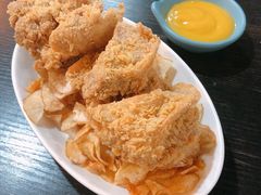蜂蜜芥末味炸鸡-the frypan韩国炸鸡啤酒(五路居店)