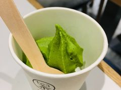 抹茶芥末冰淇淋-茶是一枝花泡茶店