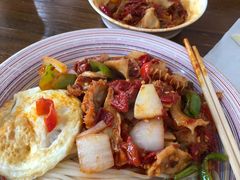 辣皮子滚刀肉拌面-歹歹的加个面过油肉拌面
