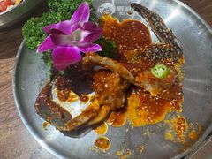 -明洞阿姨·韩式酱蟹烤肉·创意料理(三元桥店)