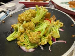 干锅有机花菜-京味斋·北京烤鸭(华威桥北工大店)