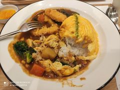 炸虾排咖喱蛋包饭-池奈·咖喱蛋包饭(熙地港店)