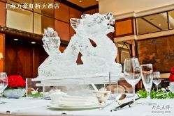 2012龙年年夜饭套系冰雕-上海万豪虹桥大酒店·宴会厅