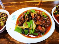 -歹歹的加个面过油肉拌面