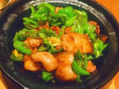 天柱山辣椒炒黑毛猪肉-山里亲戚(淞虹路店)