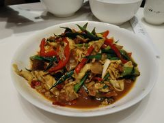 火腿炒农家豆腐皮-辣公子·千岛湖私房菜(滨江店)