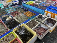 -霞涌市场海鲜摆卖区