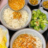 12只蟹做的一碗蟹黄捞面🍜我连碗都想舔干净