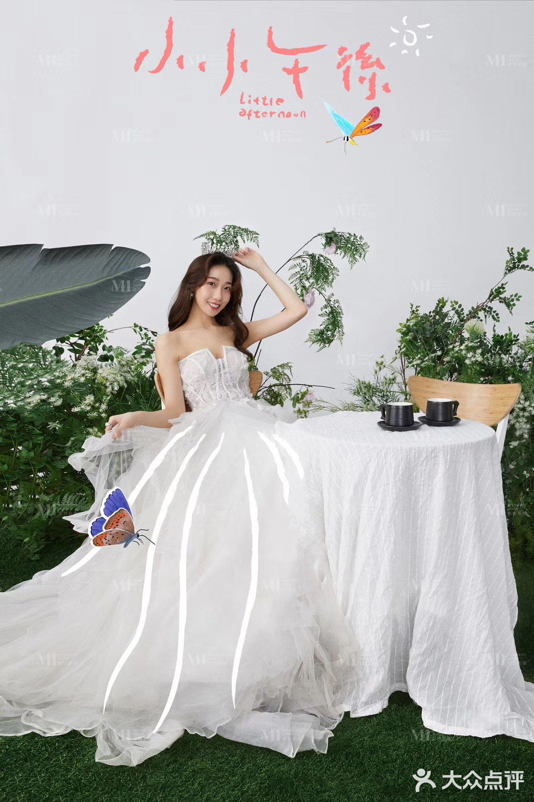 小清新绿植婚纱照浪漫来袭!