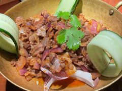 干锅孜然羊肉-楼兰新疆主题餐厅(苏州中心店)