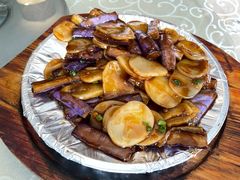 铁板茄子年糕-大榭国际大酒店-中餐厅