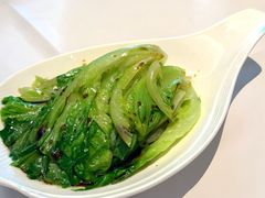 泉水灼生菜胆-粤财皇冠假日酒店·彩华轩中餐厅