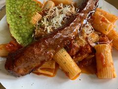 美式炭烤BBQ大肋排管面-the rug 飞毯 (朝阳公园店)