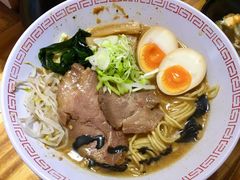 黑麻油豚骨拉面-老龙亭拉面店