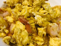 韭黄虾球炒蛋-新澳港式茶餐厅(余姚路店)