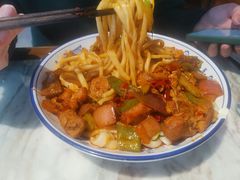 辣子鸡拉条子拌面-贺秦生陕面王(富力城店)