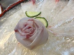 海鲩魚生片-鹤睦鱼生·啫啫煲·海鲜(保利百合店)