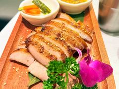 香烤猪颈肉配秘制蘸料-正泰餐厅AmazingThai(新奥购物中心店)