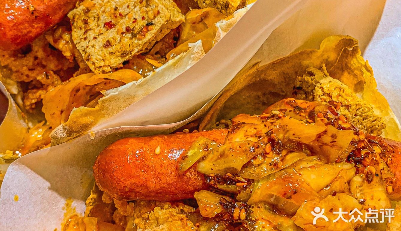 所有都是现场制作 第一次吃到这么薄的烧饼