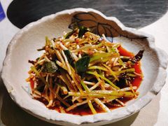 折耳根拌蚕豆-尽膳·鱼鲜川菜(宽窄巷子店)