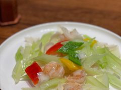 芹菜炒扇贝-韩山苑·潮州美食·私房菜(天安数码时代大厦店)