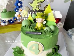 -卡比儿童蛋糕·心意定制·低脂零卡糖动物奶油FancyBALLOON(滨海店)