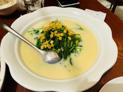 鲜豌豆瓣煮豆尖-陆壹捌餐厅(五大道店)