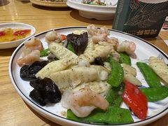 黑松露淮山炒虾丸子-德胜轩正宗顺德菜(宝安沙井会展中心店)