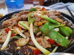 铁板牛肉-洪霞餐馆