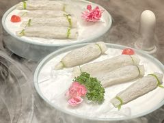 竹笙虾卷-大匠工房古船木艺术餐厅·猪肚鸡专门店(长白仙岛店)