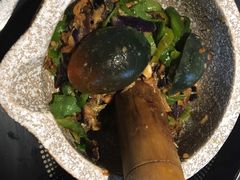 皮蛋青椒擂茄子-炊烟小炒黄牛肉(东庆街店)