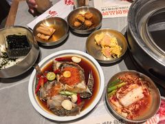 -草家酱蟹炭火烤肉店(珲春南路一店)