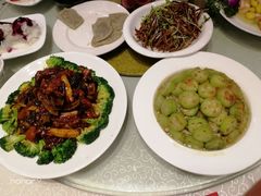 蒜蓉粉丝蒸丝瓜-北平小馆·烤鸭·家常菜(磨房北里店)
