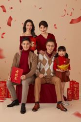 -时光纪亲子全家福照相馆(静安店母女写真父母纪念照)