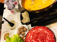 安格斯牛肉-鲜入围煮花胶鸡海鲜火锅