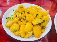 小葱农家土豆-芦茨金富饭庄·25年老字号·专做稻草鸡
