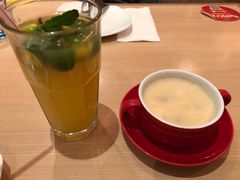 鸡茸蘑菇汤-必胜客(金元宝店)