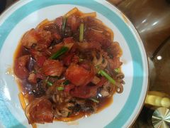 -东来菜馆•手抓海鲜家常菜•海鲜锅贴(鸽子窝店)