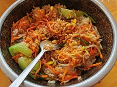 拌好的牛肉石锅拌饭-韩泉韩国美食屋(朝晖路店)
