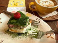 抹茶水果乳酪蛋糕-春风十里咖啡馆