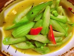丝瓜毛豆-吴越荣记苏州菜·松鼠桂鱼100%活鱼现做(斜塘老街店)