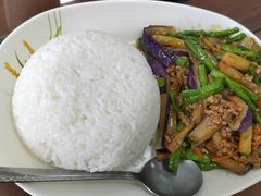 茄子豆角肉末饭-日月永和中国餐饮名店(东湖店)